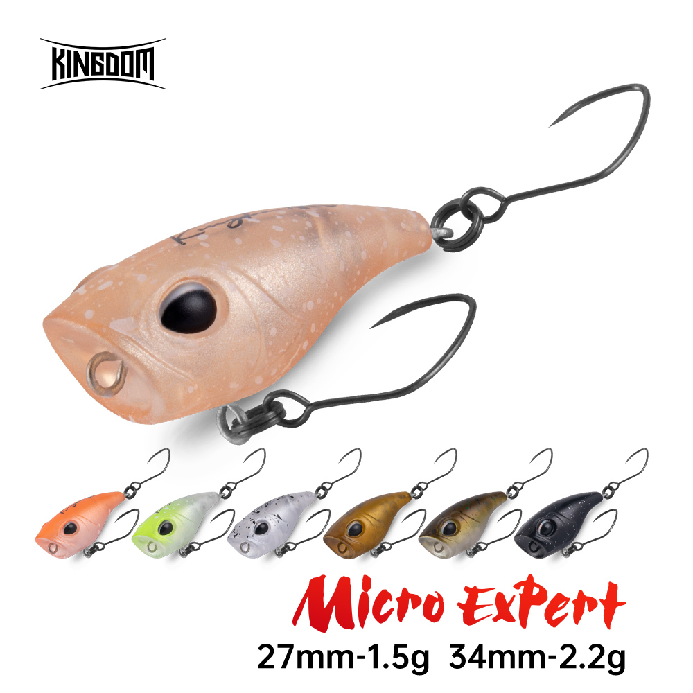 Fishing Lure Popper - المملكة مايكرو اكسبرت توبواتر بوبر 1.5