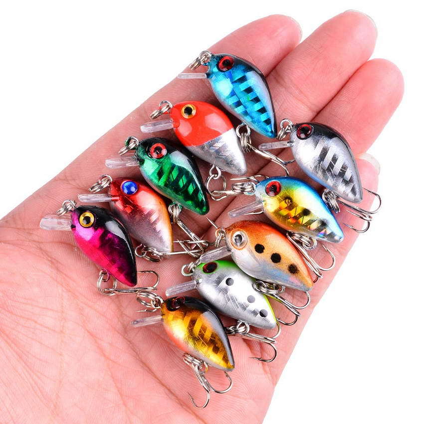 Fishing Lure Crankbait - الصيد إغراء أسماك صغيرة صغيرة تمايل