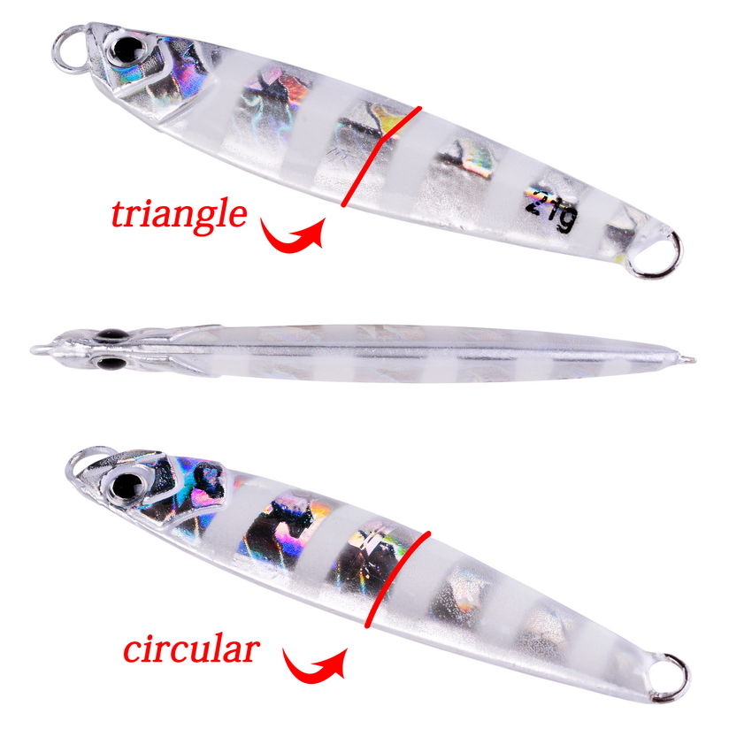 10 قطعة طعم صيد معدن 7 جرام 10 - مراجعة Fishing Lure Spoon وسعره