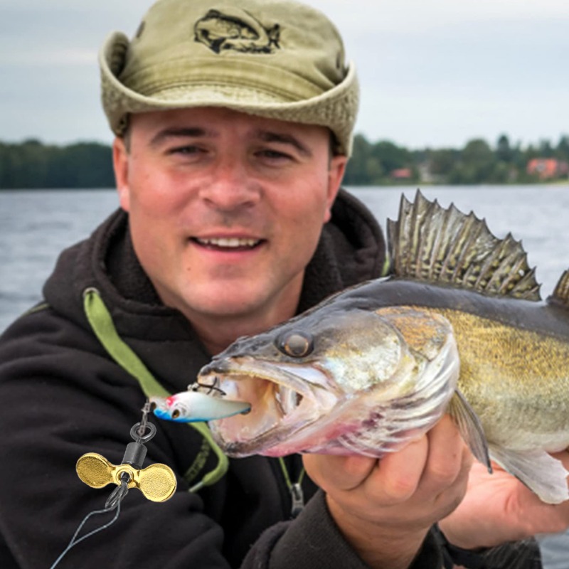 شفرات دوارة لصيد الأسماك، شفرا - مراجعة Fishing Lure Spinner وسعره