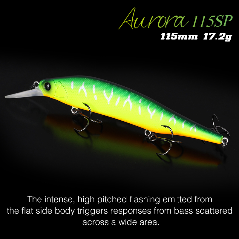 TSURINOYA 115 مللي متر 17.2 جر - مراجعة Fishing Lure Jerkbait وسعره