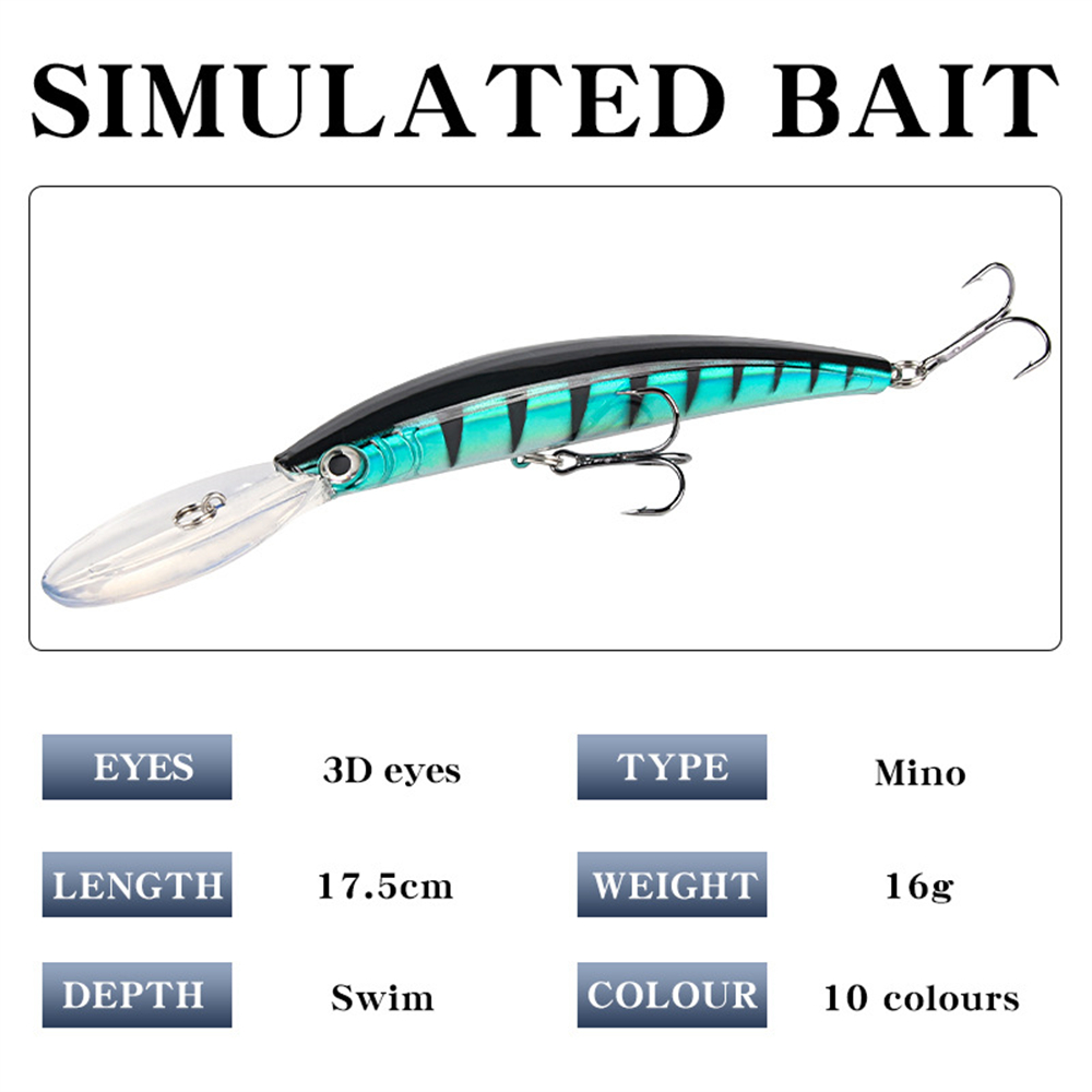 طعم صيد أسماك طويل اللسان ، طع - مراجعة Fishing Lure Jerkbait وسعره