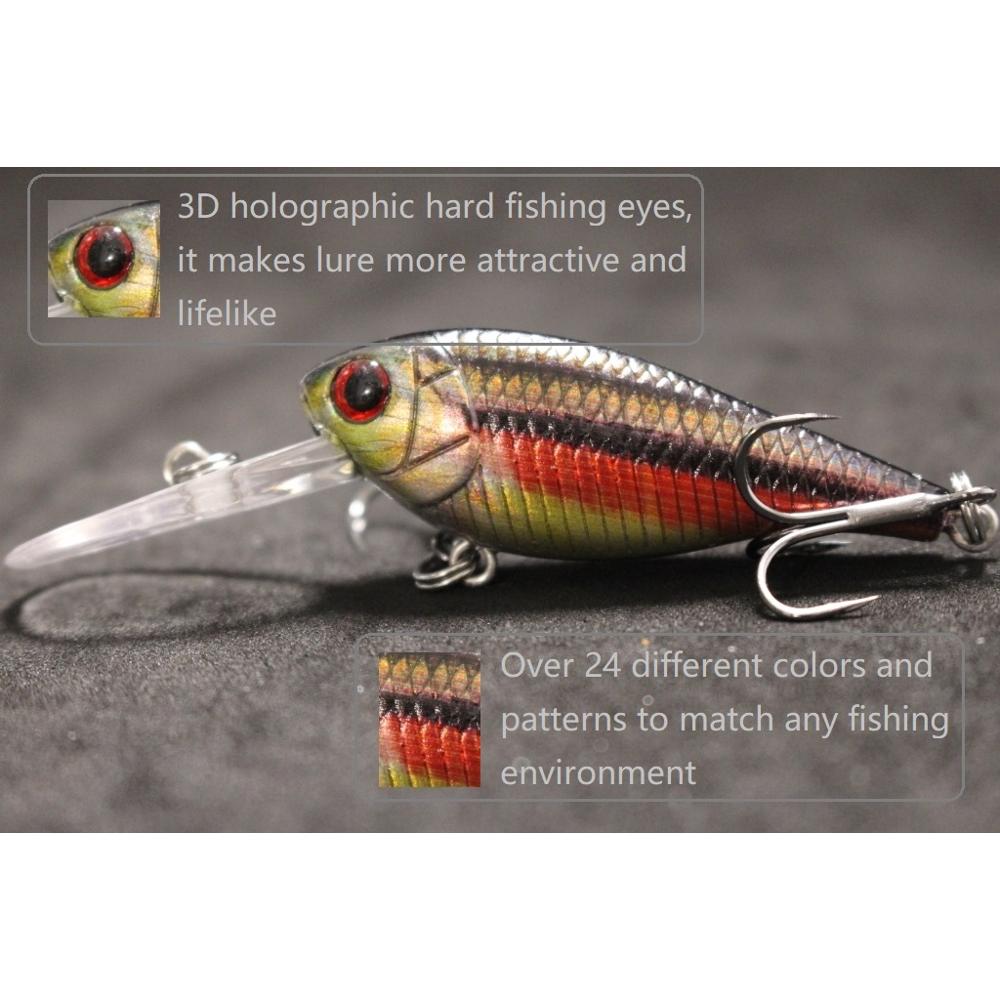 Wbait cranbait الصيد إغراء 8 ج - مراجعة Fishing Lure Crankbait وسعره