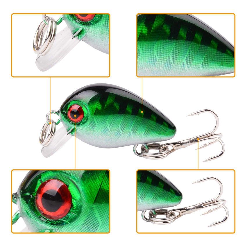 30 مللي متر 2 جرام المتذبذب ال - مراجعة Fishing Lure Crankbait وسعره
